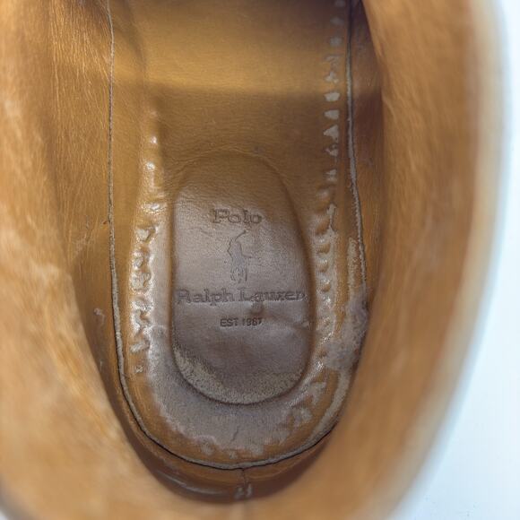 Polo Ralph Lauren Chukka Boots Mens 11 D Tan Suede Crepe Sole Made Italy Used main image 16